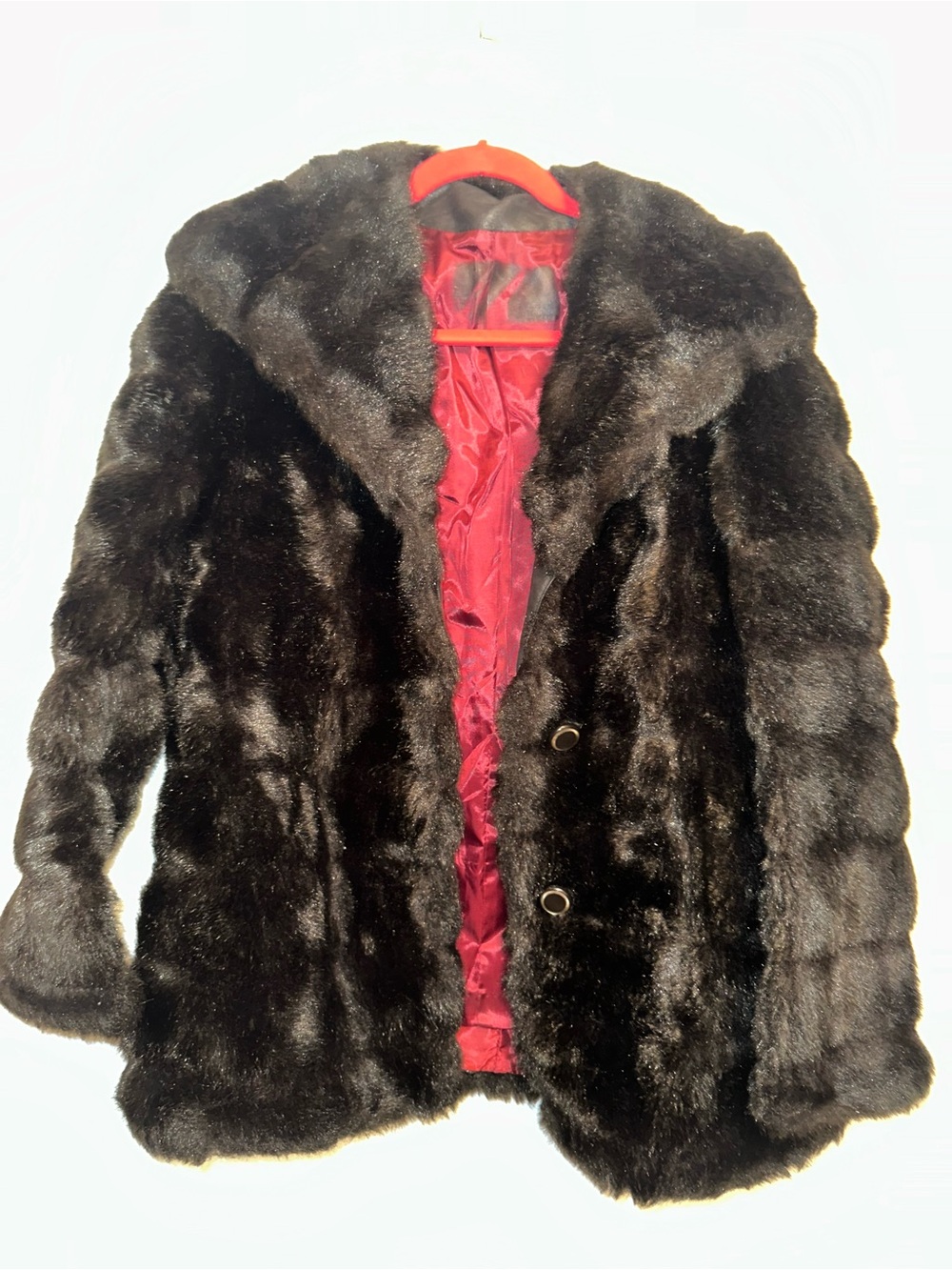 Womens Vintage Union Made Fur Coat